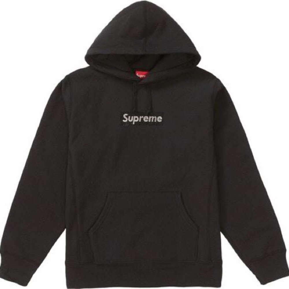 SUPREME SWAVORSKI BOX LOGO HOODIE